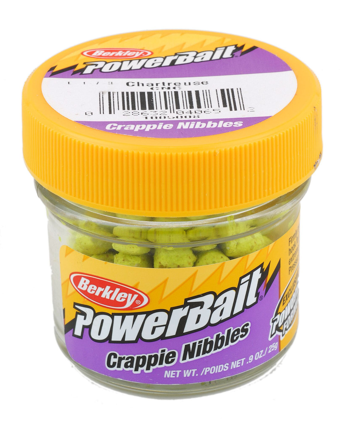 Berkley Powerbait Crappie Nibbles Chartreuse