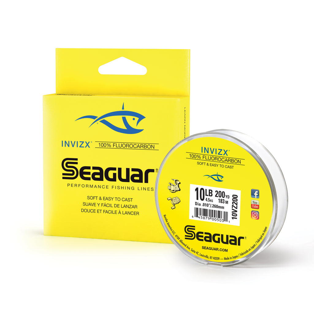 Seaguar InvizX Fluorocarbon Line – Tackle Addict