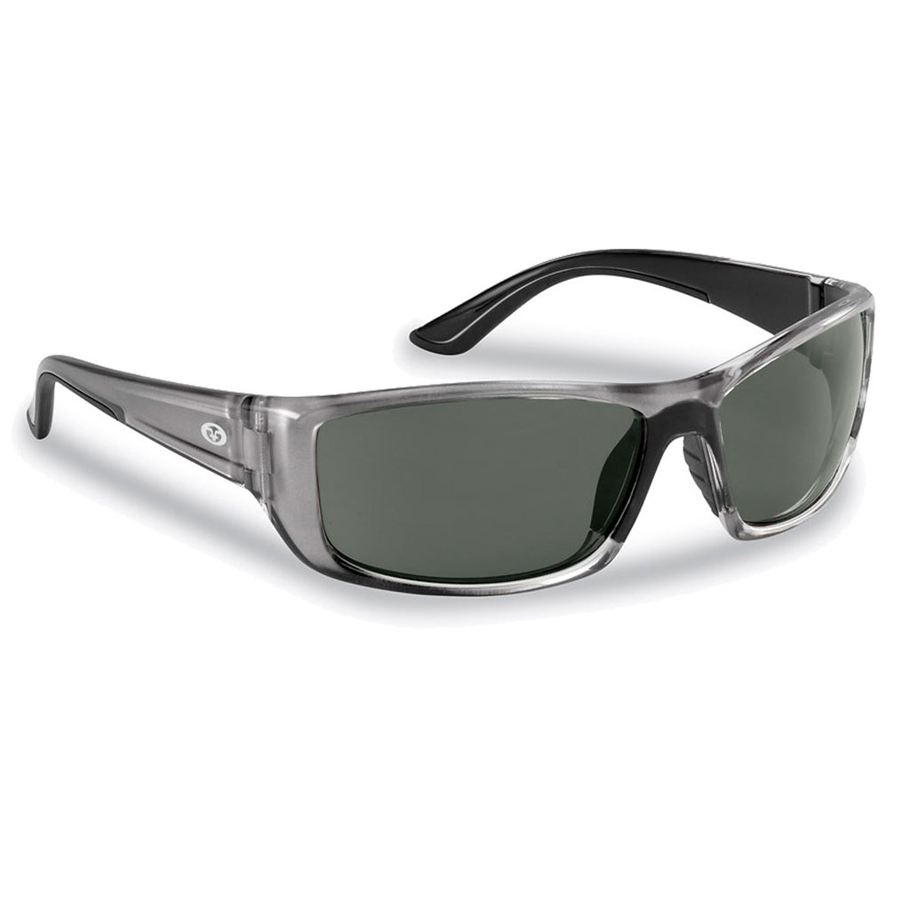Flying Fisherman Polarized Sunglasses Buchanan Crystal-Gunmetal Smoke