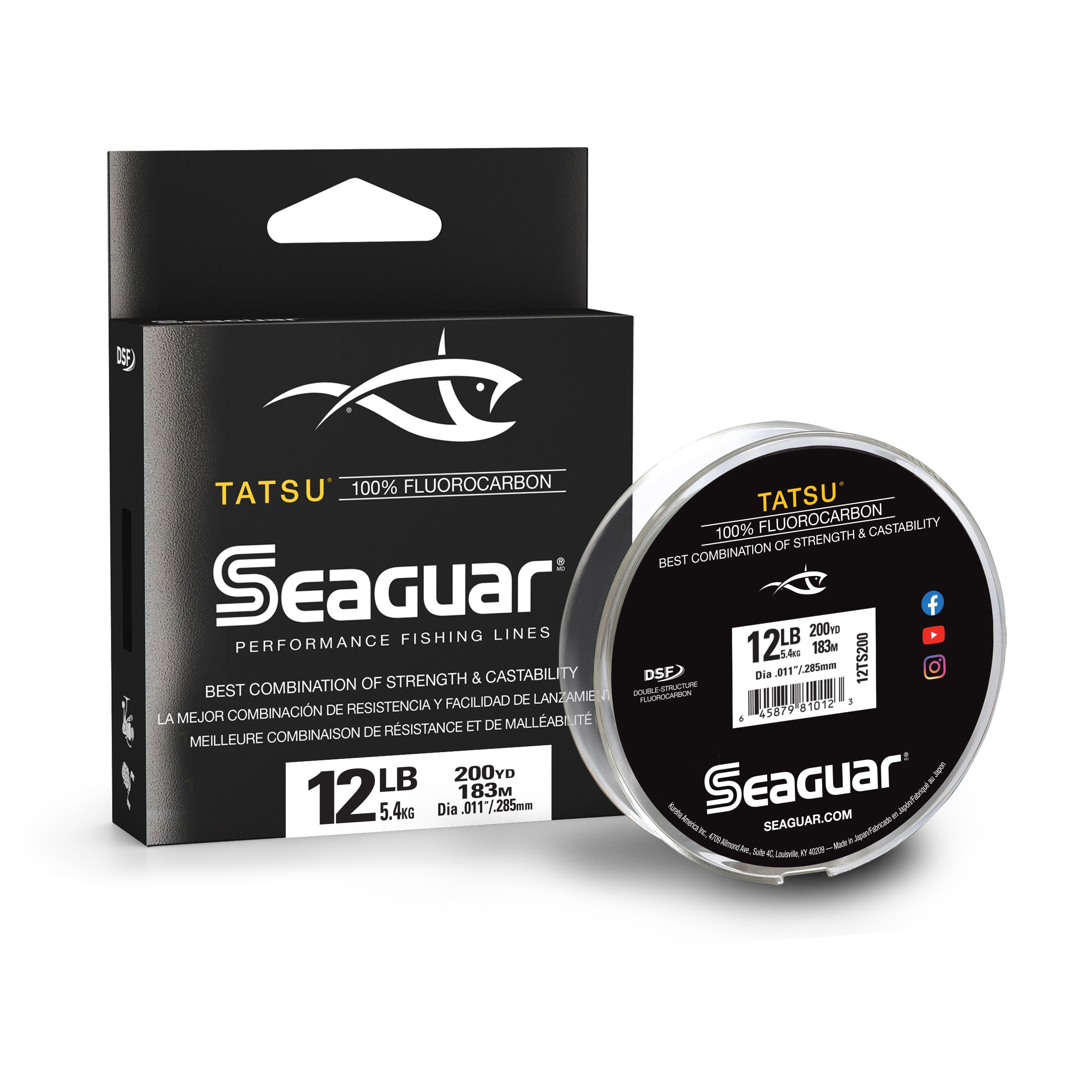 Seaguar Tatsu Fluorocarbon Line 200 12lb