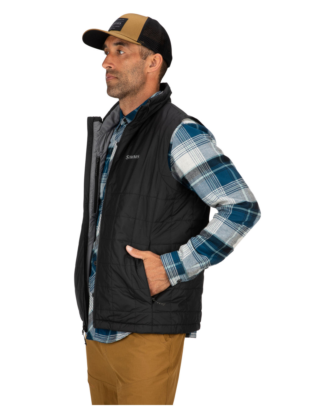 Simms M's Fall Run Vest with Tackle Addict Logo
