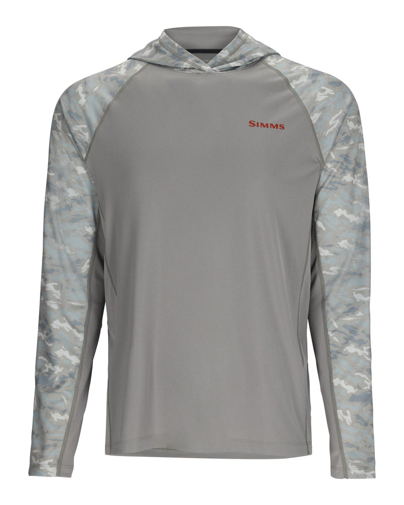 Simms M's Challenger Solar Hoody Cinder Ghost Camo Sterling