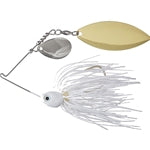 Santone Pretender Colorado Willow Spinnerbait White Col Wil Silver Gld