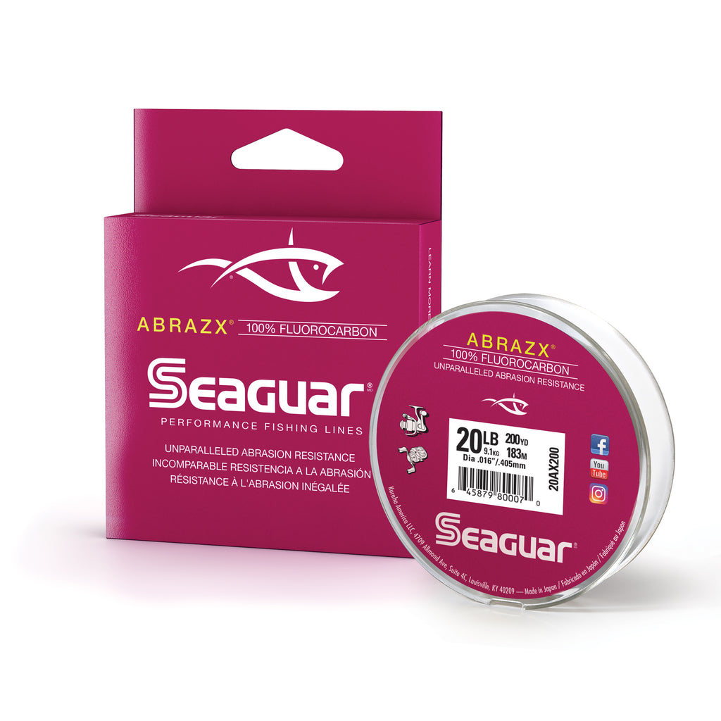 Seaguar AbrazX Fluorocarbon Line 200 20lb