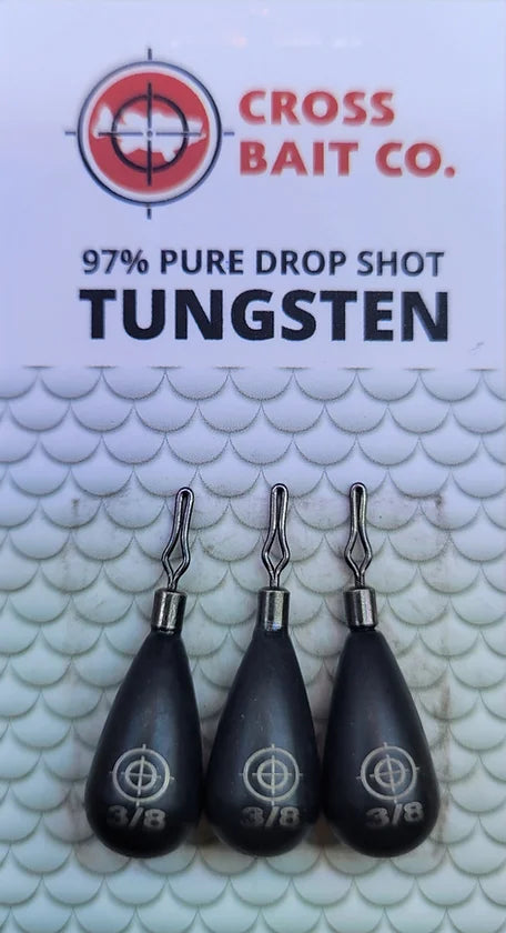 Cross Bait Tungsten Dropshot 3 8 oz