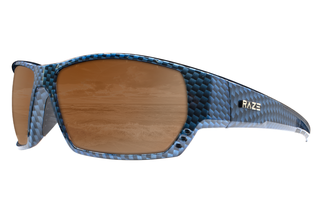 Raze Eyewear Sonar - Blue Carbon Fiber