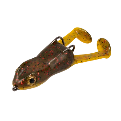 Frog Factory Ribbit Top Toad Pre-Rigged Hollow Body Frog 2 Pk Bull Frog