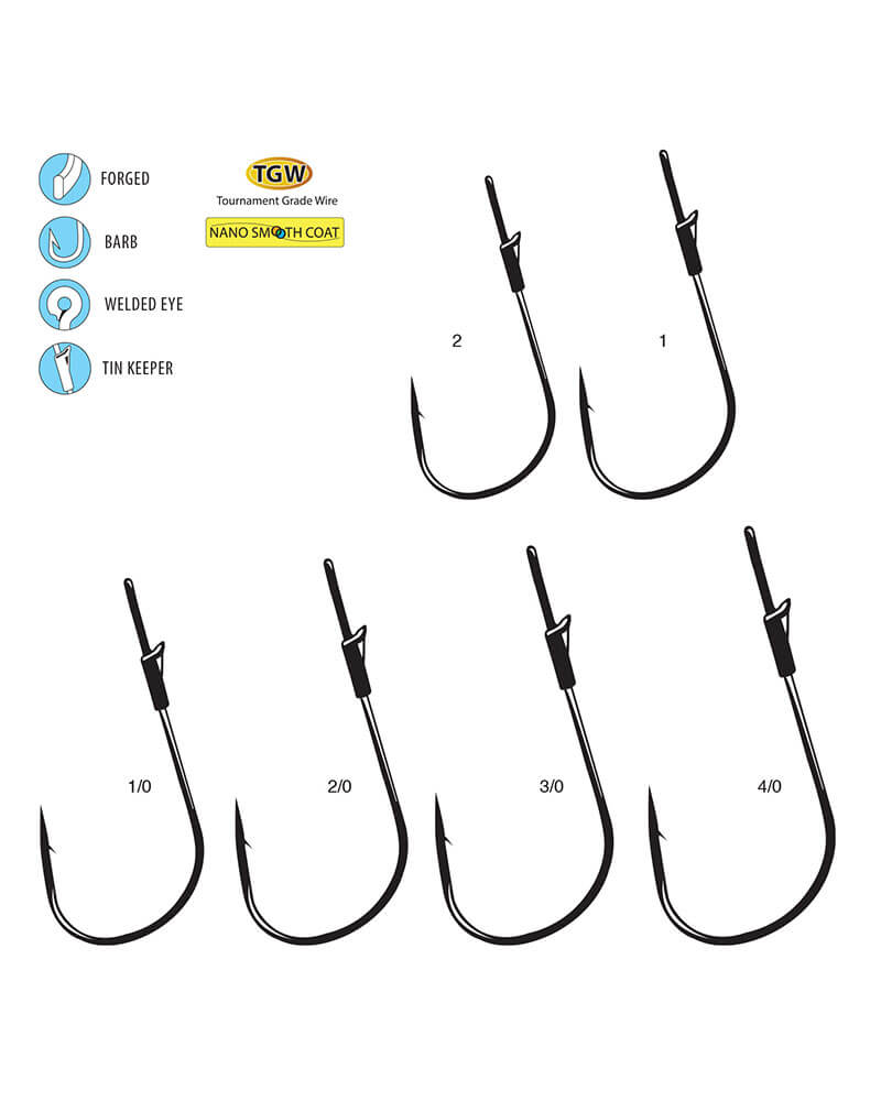 Gamakatsu Finesse Heavy Cover Worm 4pk