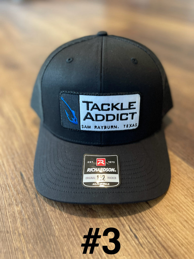 Tackle Addict Richardson 112 Patch Hats #3 Black w Original Logo