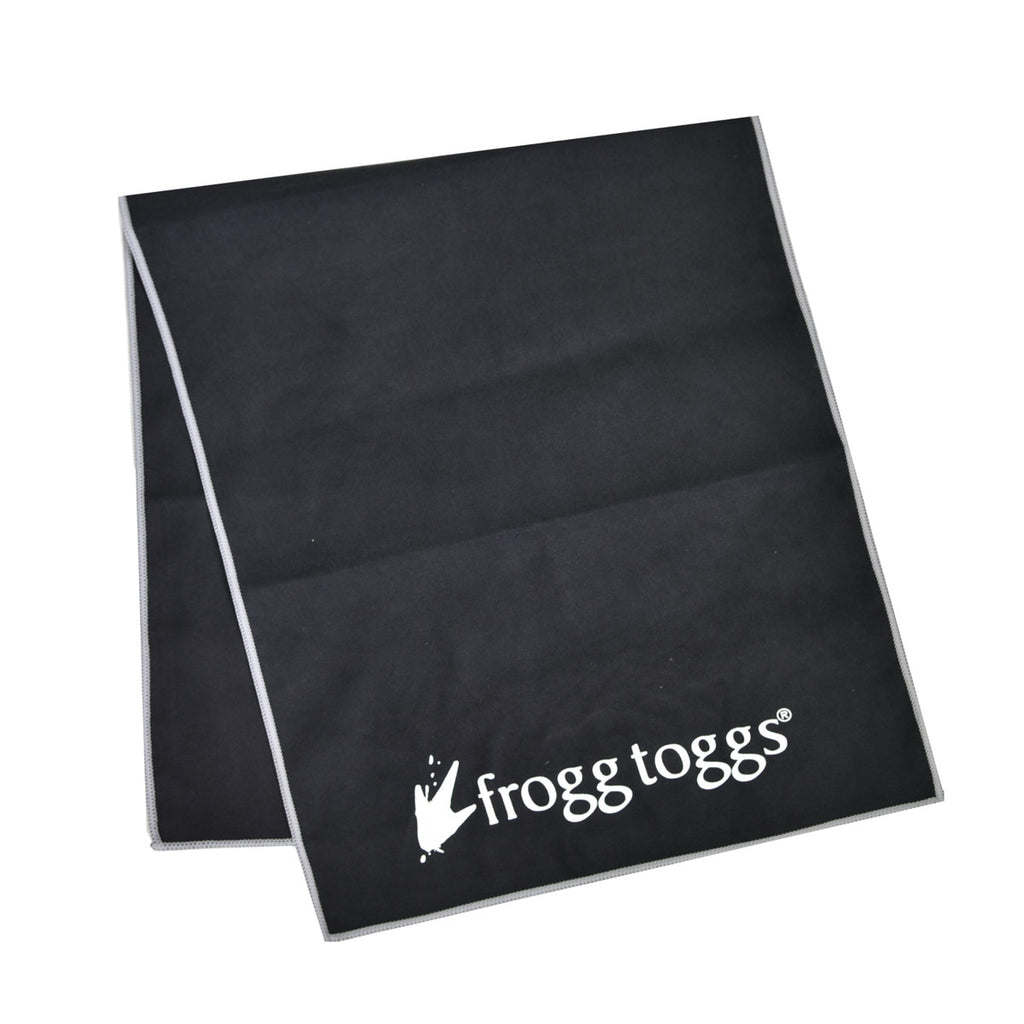Frogg Togg Chilly Pad Pro Microfiber Cooling Towel Black
