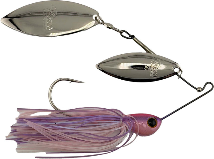 Picasso Titanium HP Double Willow Spinnerbaits Morning Dawn Nickel Nickel