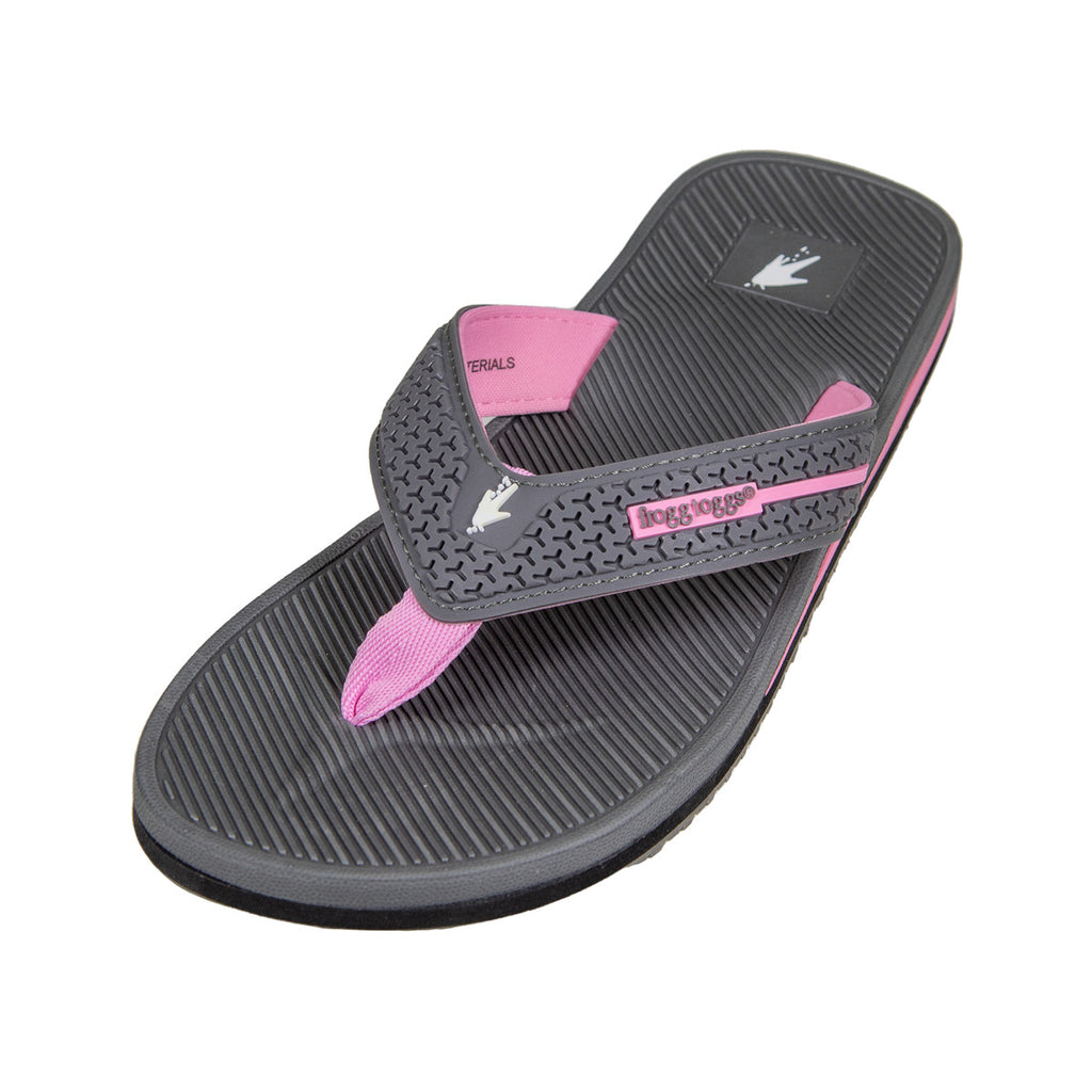 Frogg Toggs Women's Flipped Out Flip Flops Gray