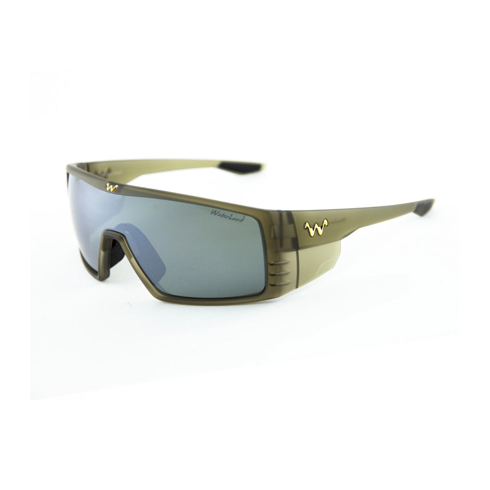 Waterland Men's Sunglass - BedFisher Matte Olive - Silver Mirror Poly