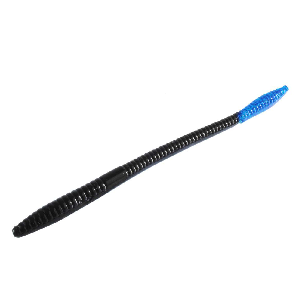 Zoom Trick Worm Black Blue Tail