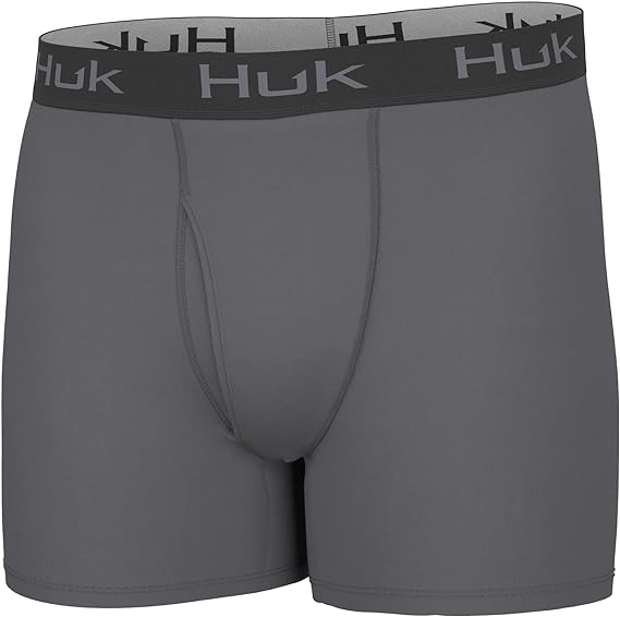 Huk Performance Boxer Brief Solid Gray