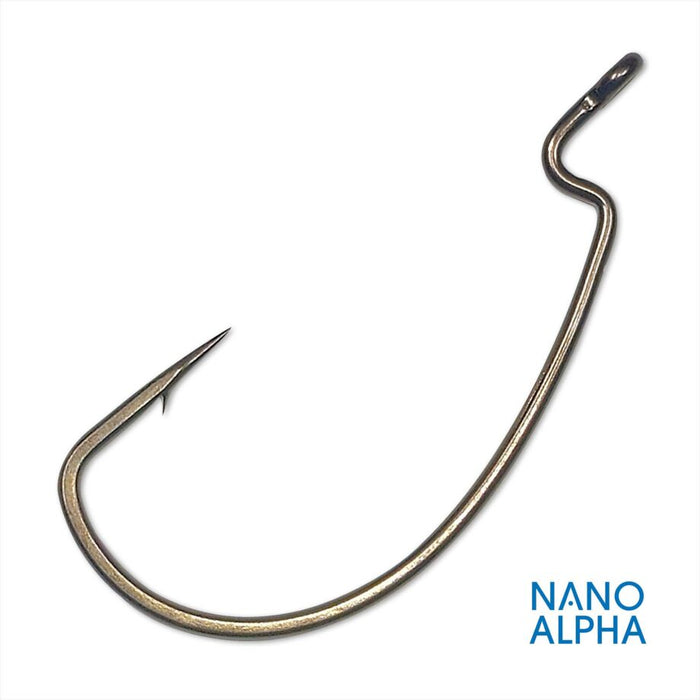 Gamakatsu Superline EWG Hook 2/0 - Value Pack Of 25, Black, For Senko Worms & Bass Fishing 3 thumbnail image
