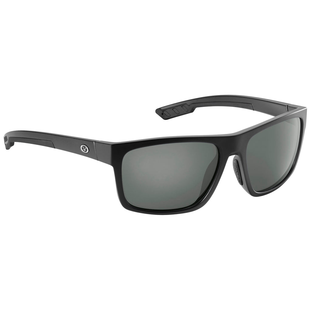 Flying Fisherman Polarized Sunglasses Offline Matte Black Smoke