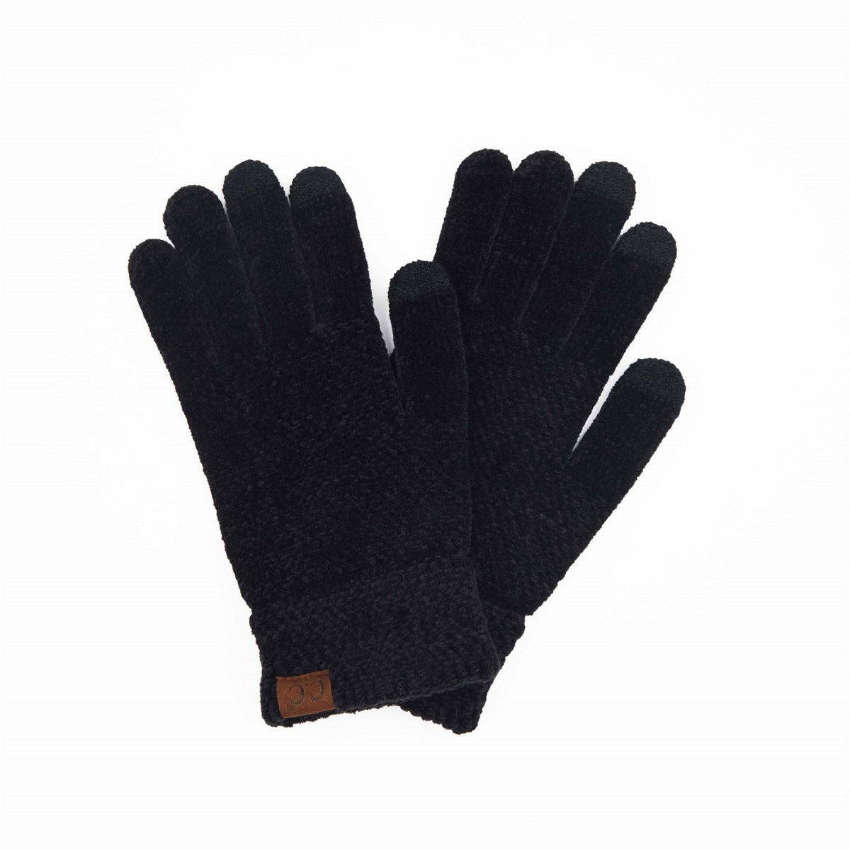 CC Chenille Touchscreen Glove ( G-9016 ) Black