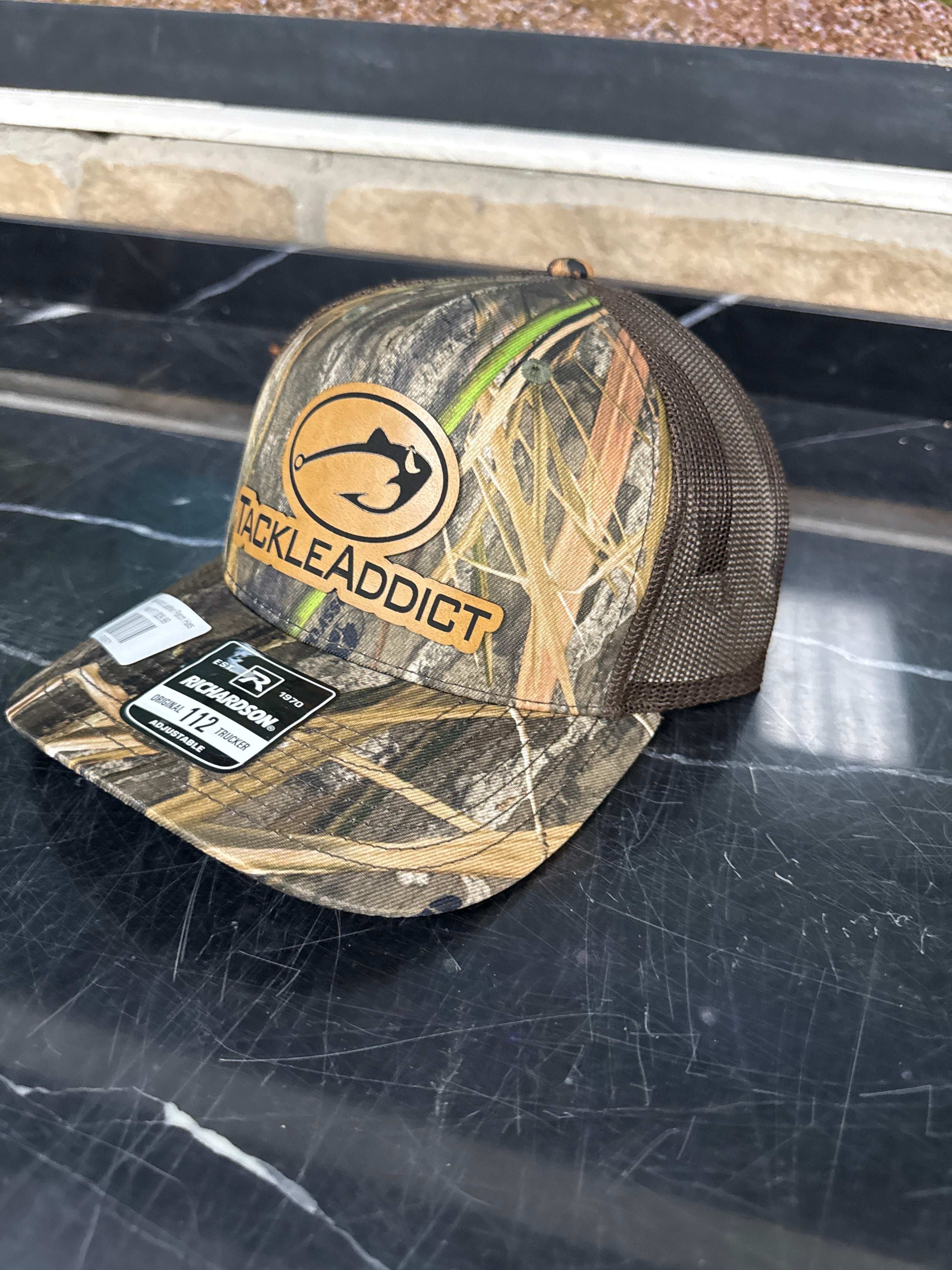 Tackle Addict Leather Patch Hats Hat #17