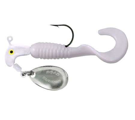 Road Runner Curly Tail Jig, 1/16 Oz, Chartreuse Sparkle