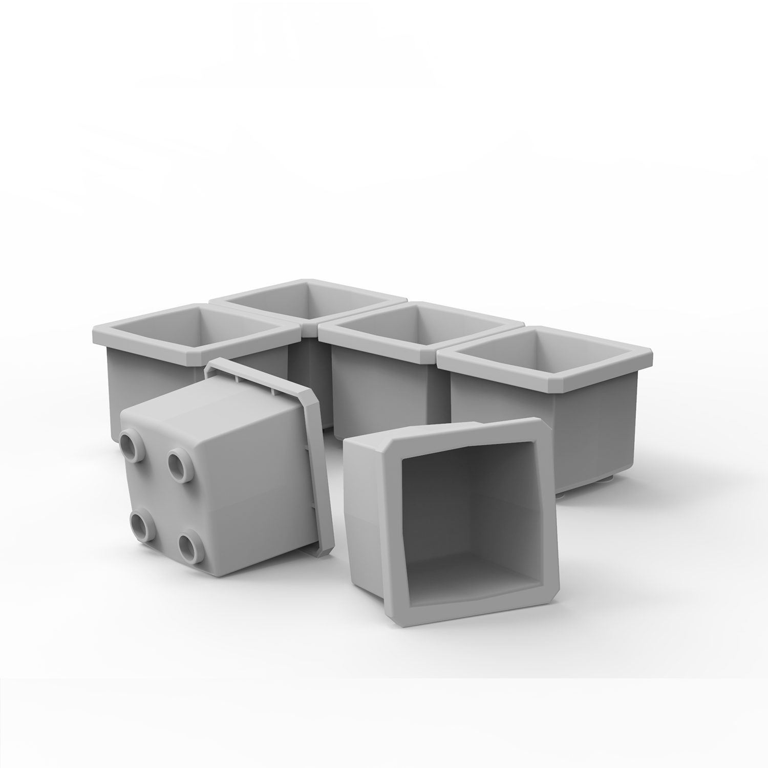 Buzbe Customizable Bins 1x1