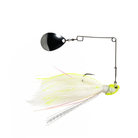 6th Sense Flock Blade Single Colorado Spinnerbait Chartruse and White 16oz 2 0