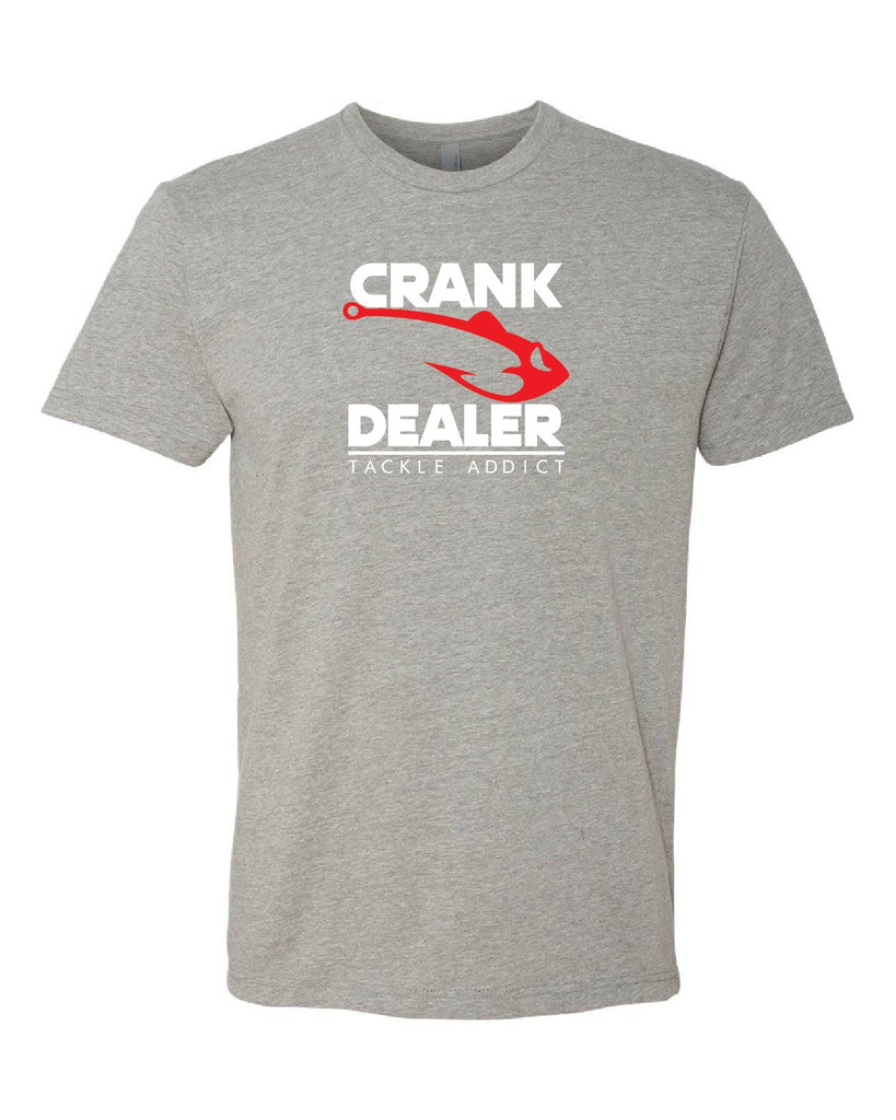 Tackle Addict "Crank" T-shirt Dark Heather Gray