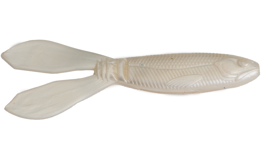 G-Ratt Baits Mixer Jig Trailers 5pk PEARL WHITE