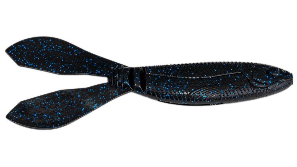 G-Ratt Baits Mixer Jig Trailers 5pk BLACK N' BLUE