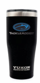 Tackle Addict Yukon Cups 20oz Tumbler - Black