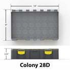 Buzbe Colony 28 Deep Tackle Box