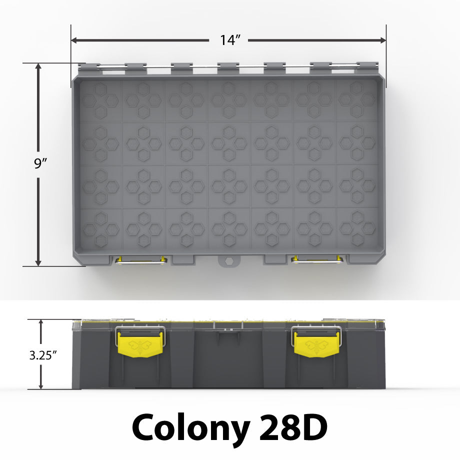 Buzbe Colony 28 Deep Tackle Box