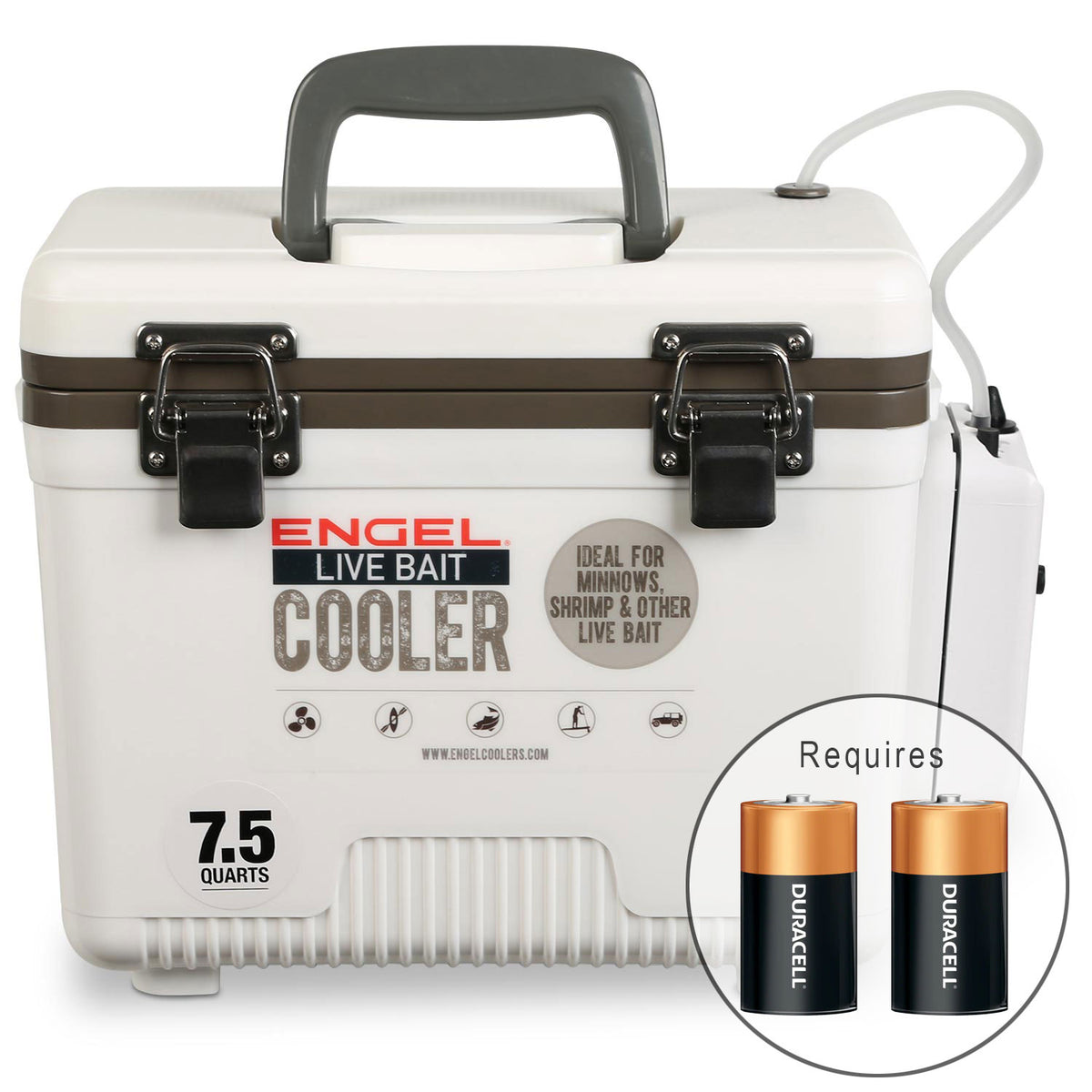 Engel Live Bait Cooler - White