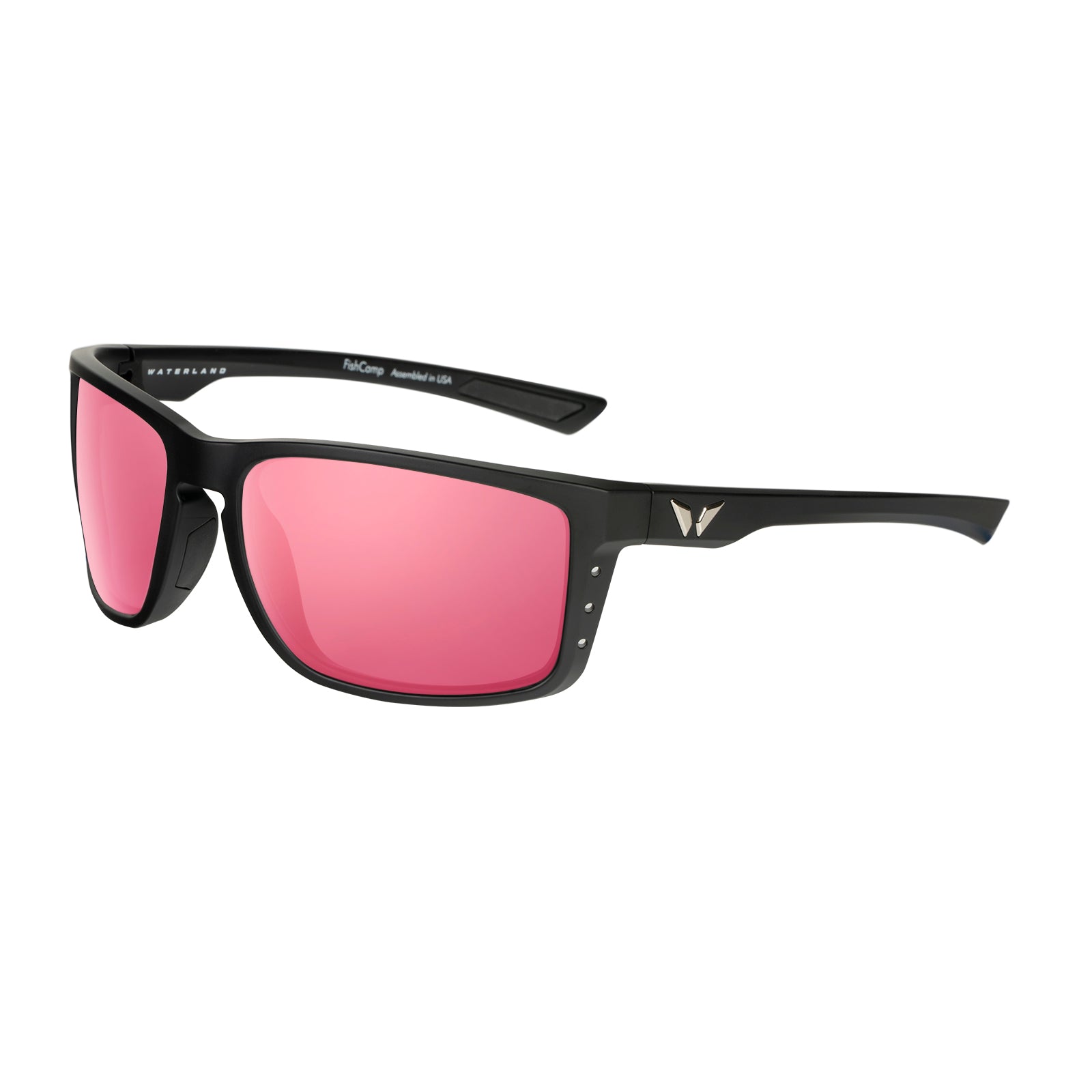 WaterLand Co. FishCamp Sunglasses Purple Honey (Rose Gold) Mirror