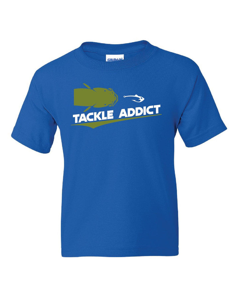 Tackle Addict "Fish" T-Shirt Blue