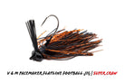 V&M Pacemaker Flatline Football Jig Super Craw