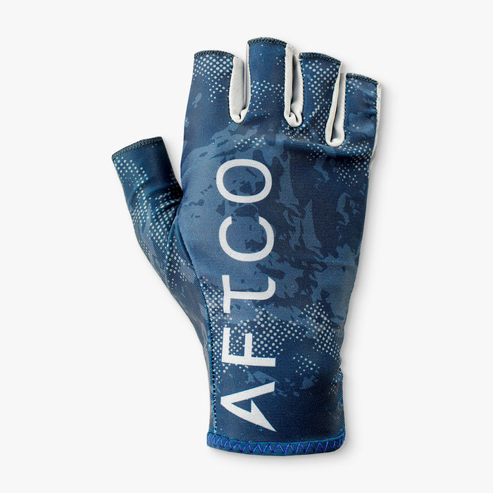 Aftco Solblok Gloves Naval Storm Camo