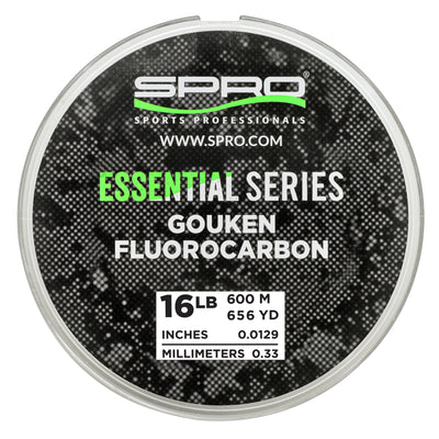 Spro Essential Series Gouken Fluorocarbon 656 yd 16 lb.