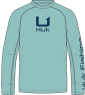 HUK Icon LS Crew Marine Blue