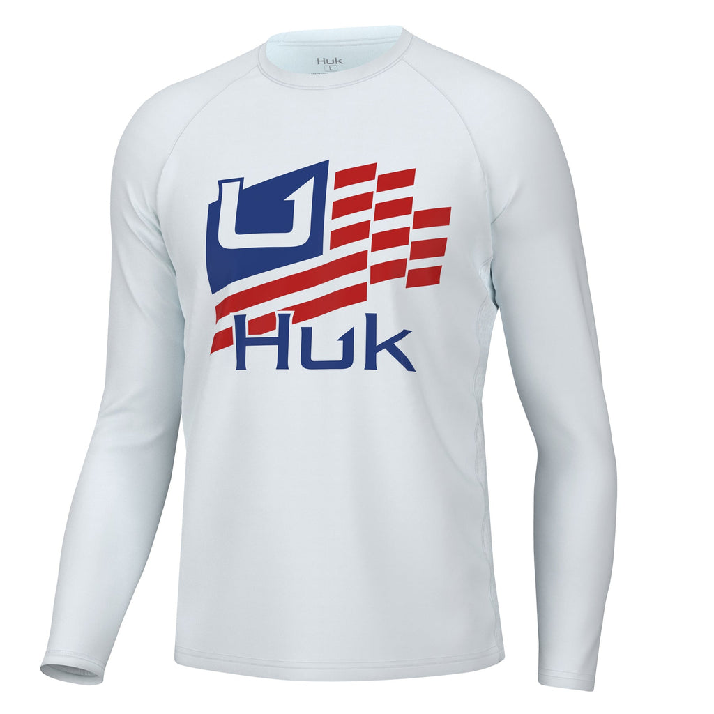 Huk Stripes Pursuit White