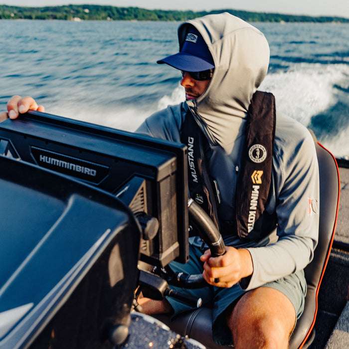 Aftco Jason Christie Hooded LS Performance Shirt