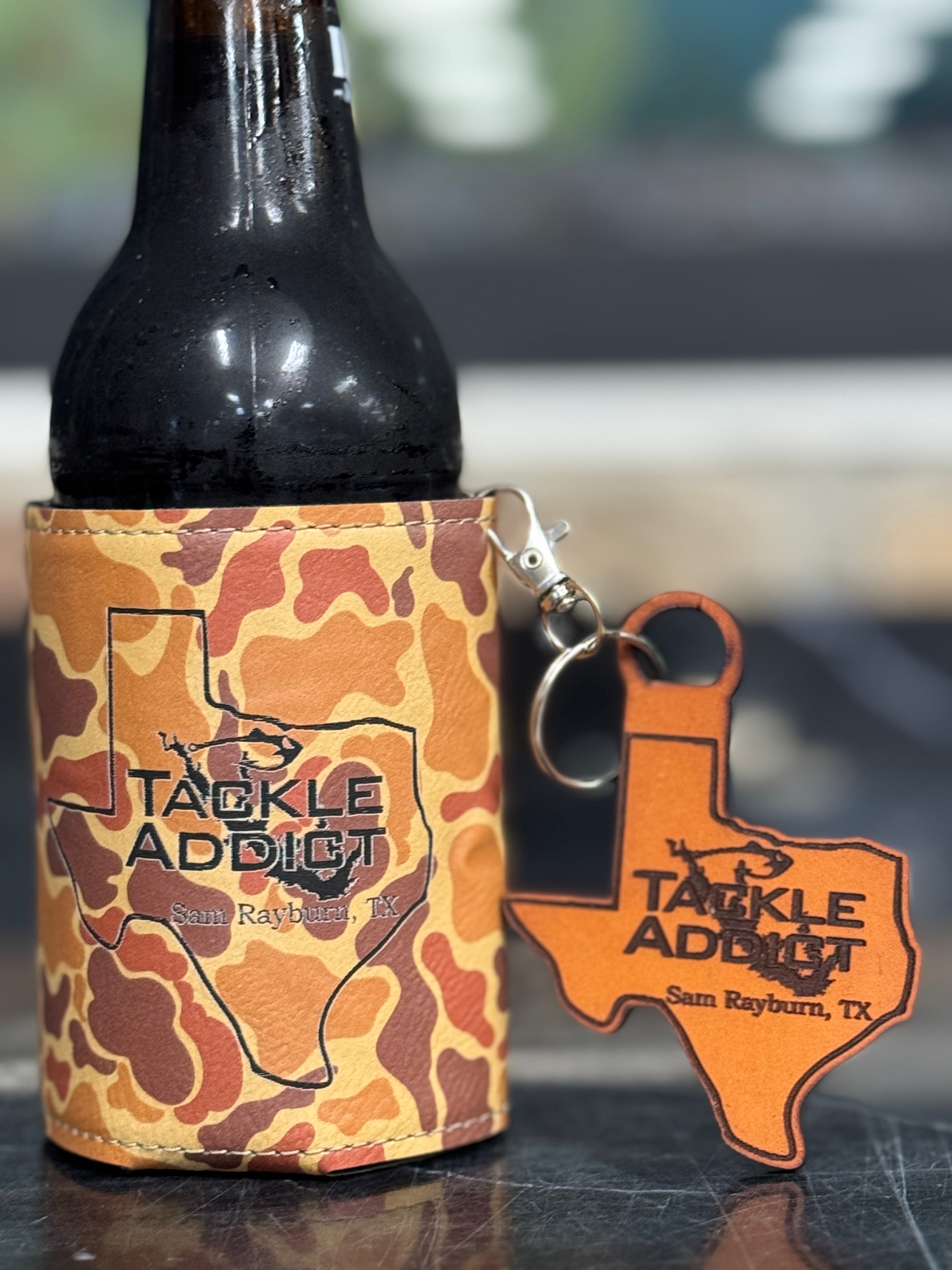 Leather Koozie & Keychain