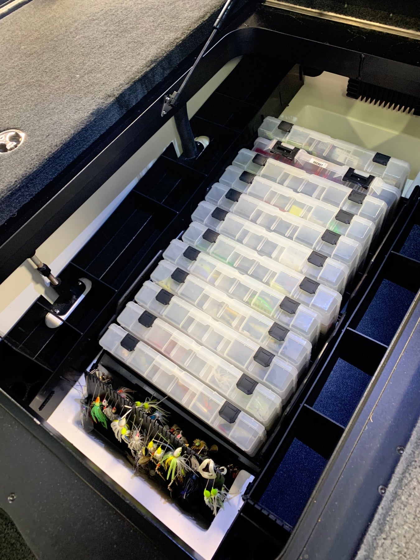 CENTER COMPARTMENT SOFT PLASTICS ORGANIZER SET FOR SKEETER BOAT NPDSK0027