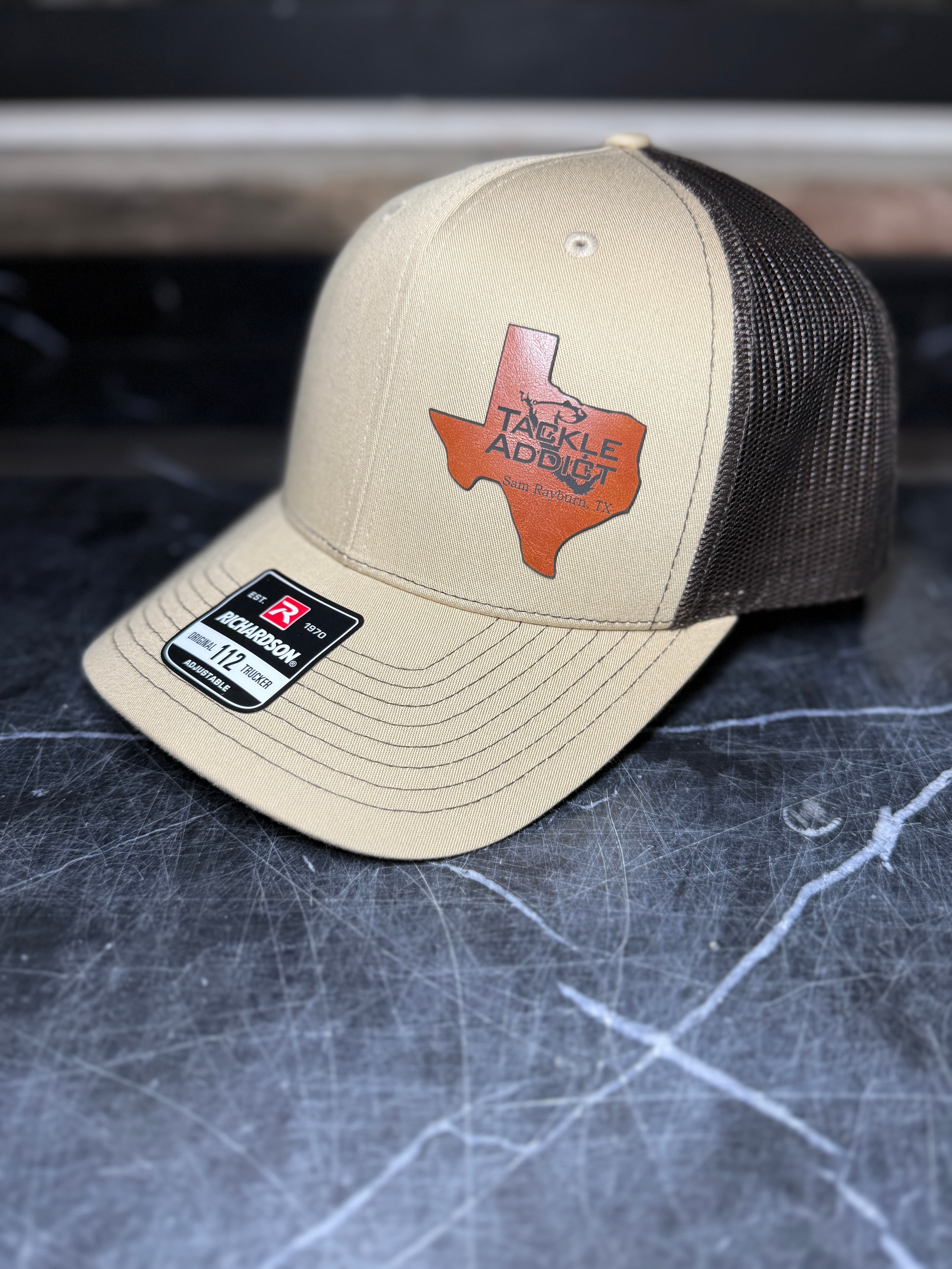 Tackle Addict Leather Patch Hats Hat #9