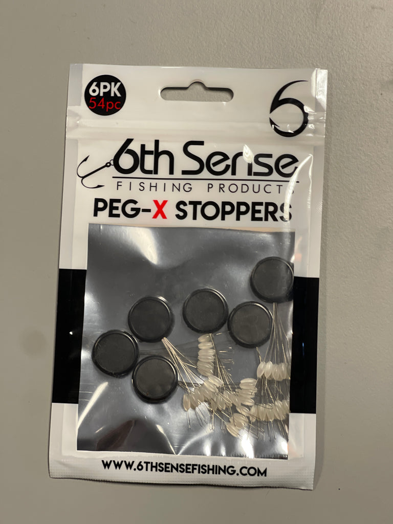 6th Sense Peg-X Stoppers 6pk Clear