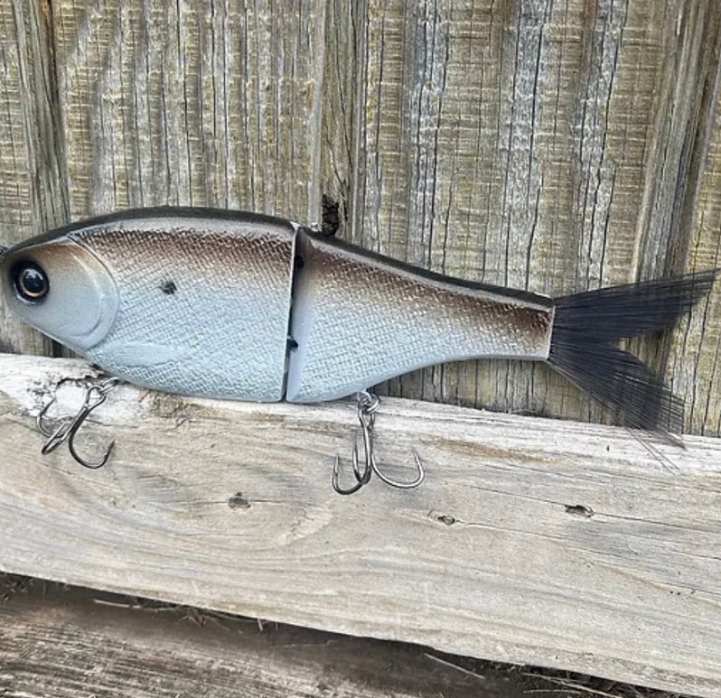 Clutch Swimbait Co. OG Glide Bait Dirty Shad