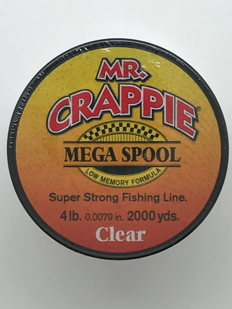 Mr. Crappie 500 Yard Filler Spool Clear, 4 lb MC4FSCL