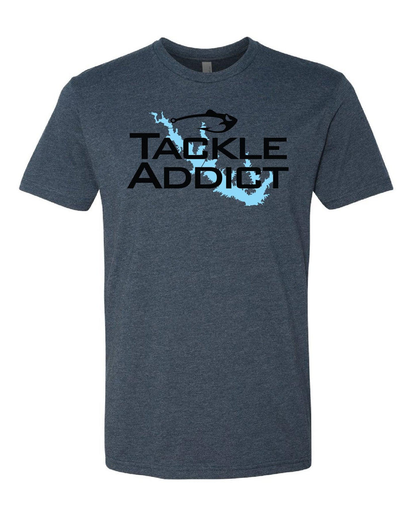 Tackle Addict "Lake" T-Shirt Midnight Navy