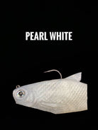 Bull Shad Bacca Burrito Swimbaits Pearl White
