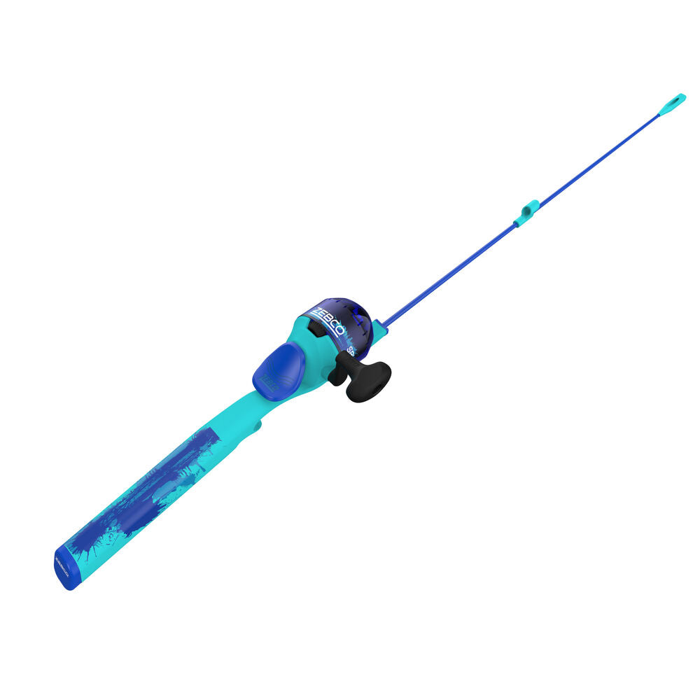 Zebco Youth Splash Floating Spincast Combo Blue